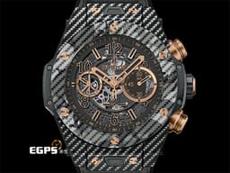 Hublot 宇舶 Big Bang Italia Independent Black Camo大爆炸 411.YL.1198.NR.ITI16 <font color="#f9b176">碳纖維&amp;18K玫瑰金材質</font>&nbsp;飛返 計時碼表&nbsp;<font color="#FF0000">限量250支</font>&nbsp;自動上鏈 45mm