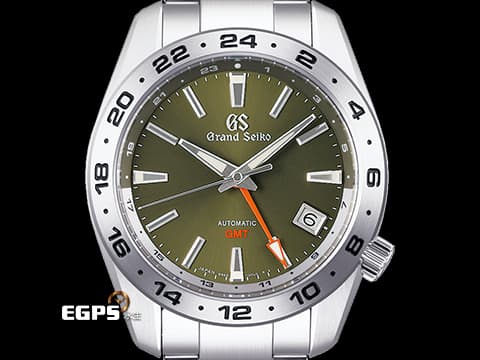 GRAND SEIKO 特級精工 Sport Collection GMT SBGM247G 不鏽鋼材質&nbsp;綠色面盤 2025年 台灣公司貨  自動上鍊 40mm