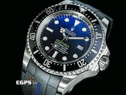 ROLEX 勞力士 Sea-Dweller DeepSea 海使者 深海 116660DB 水鬼王 <font color="#66B3FF">D-Blue 漸<font color="#0080FF">層<font color="#0000E3">藍</font></font></font>&nbsp;陶瓷外框 不鏽鋼 116660 DB <font color="#ff0000">搭配Rubber B橡膠錶帶</font> 排氦氣閥 潛水錶 自動上鍊 44mm
