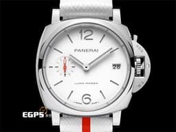 PANERAI 沛納海 Luminor Due Luna Rossa 3 Days PAM01378 三日鍊 小秒針&nbsp;<font color="#cccccc">白色經典三明治夜光面盤</font> PAM01378 不鏽鋼<span style="font-size: 10pt;">&nbsp;</span><font color="#FF0000" style="font-size: 10pt;">2025年保單 最新快拆錶帶</font><span style="font-size: 10pt;"> 自動上鍊 38mm</span>
