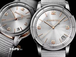 Audemars Piguet 愛彼 AP CODE 11.59系列 15210CR.OO.A008KB.01 <font color="#05f0f0">18K白金與玫瑰金材質 太陽紋灰色亮漆錶面</font> <font color="#FF0000"> 2022年卡&nbsp;</font>自動上鍊 41mm