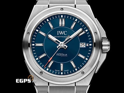 IWC 萬國 INGENIEUR 工程師系列  IW323909 不鏽鋼材質&nbsp;勞倫斯體育公益基金會 藍色面盤&nbsp;特別款 限量1500只&nbsp;自動上鍊 40mm