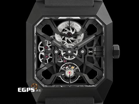 Bell &amp; Ross 柏萊士 INSTRUMENTS BR-03 Cyber Ceramic&nbsp;匿蹤戰機設計 鏤空面盤 黑色陶瓷材質&nbsp;2024年保卡 限量500支&nbsp;自動上鍊 42mm