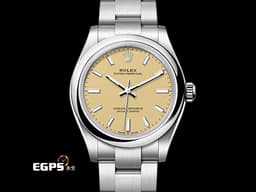 ROLEX 勞力士 Oyster Perpetual 31 經典 蠔式恆動型 277200 <font color="#f7ecb6">最新款 米色噴漆面盤</font>&nbsp;OP31 不鏽鋼 大三針&nbsp;<font color="#FF0000">2025年保卡 </font>自動上鍊 31mm