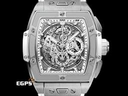 Hublot宇舶 SPIRIT OF BIG BANG 大爆炸 642.NE.2010.RW&nbsp;<font color="#05f0f0">極致輕薄鈦金屬材質 鏤空面盤 鏤空日期窗數字環 全鈦金屬噴砂錶圈&nbsp;</font><font color="#ff0000">2026年電子保單</font>&nbsp;自動上鍊 42mm