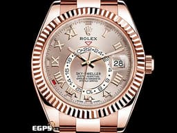 ROLEX 勞力士 Sky-Dweller 326935 天行者 年曆錶 兩地時區 玫瑰金 自動腕錶 <font color="#FF0000">絕版！玫瑰金羅馬時標面盤 目前市面上都只剩下柱狀螢光時標</font> 42mm