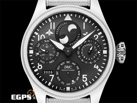 IWC 萬國錶 Big Pilot's Perpetual Calendar 大飛行員 TOP GUN 海軍空戰部隊 IW503008&nbsp;太浩湖 特別版 白陶瓷 七日鍊 萬年曆 月相盈虧 大飛&nbsp;2023年台灣公司貨&nbsp;飛行錶 自動上鍊 46.5mm