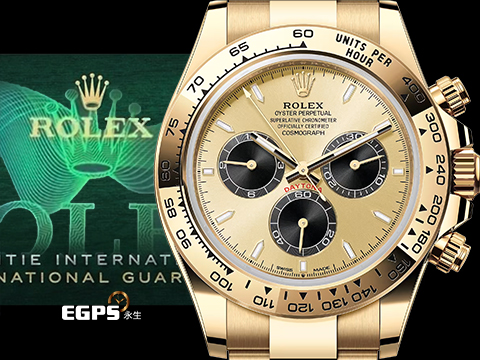 ROLEX 勞力士 Cosmograph Daytona 宇宙計時型 迪通拿 126508 金色熊貓 余文樂面盤 18K黃金材質 計時碼表 4131機芯 2026年5月 最新木質保卡&nbsp;賽車錶 自動上鍊 40mm