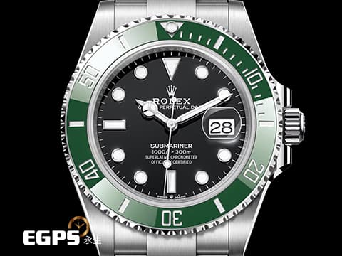 ROLEX 勞力士 Submariner Date 蠔式 潛航者 126610LV 星巴克 綠水鬼 MK1 淺綠色陶瓷錶圈搭配黑色面盤&nbsp;不鏽鋼材質&nbsp;2025年新式綠卡 潛水錶 自動上鍊 41mm