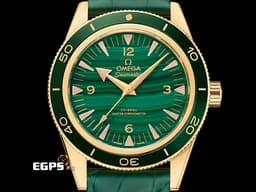 OMEGA 歐米茄 Seamaster 海馬系列 海馬300 234.63.41.21.99.001<span style="font-size: 10pt;">&nbsp;18K黃金材質 23463412199001 <font color="#35fd5d">孔雀石 深綠色面盤 綠金色奢華搭配</font>&nbsp;</span><font color="#FF0000" style="font-size: 10pt;">2023年保卡 台灣公司貨&nbsp;</font><span style="font-size: 10pt;">自動上鍊 41mm</span>