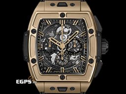 Hublot 宇舶 Spirit of Big Bang 大爆炸 靈魂系列 642.MX.0130.RX <font color="#f0d18f">宇舶獨家 魔術金材質 黑色鏤空面盤</font> 計時碼表 <font color="#ff0000">2026年電子保單 限量200支</font> 自動上鍊 42mm