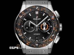 HUBLOT 宇舶 Classic Fusion Chronograph 經典融合 541.NQ.1470.RX.UEL26 <font color="#eb820a">橘色玻璃纖維錶圈 UEFA EuropaLeague 官方授權限量版 鈦金屬材質錶殼</font>&nbsp;計時碼錶 <font color="#FF0000">2026年保單 全球限量50只</font> 自動上鍊 42mm
