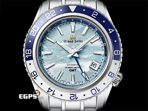 GRAND SEIKO 特級精工 GS SPORT Hi-beat GMT SBGJ275G 不鏽鋼材質&nbsp;淡藍色雲海紋理面盤 藍寶石水晶錶圈&nbsp;2025年保單 9S機芯 25週年紀念款 限量2000支&nbsp;自動上鍊 44.2mm