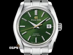 GRAND SEIKO 特級精工 GS精工 Heritage Collection 系列 SBGH351 不鏽鋼材質 <font color="#058703">立夏「Rikka」深綠色紋理面盤描繪初夏時節 草原被清爽微風吹拂的景象</font>&nbsp;<font color="#FF0000">2026年保卡</font>&nbsp;自動上鍊 40mm