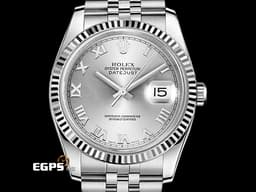 ROLEX 勞力士 DATEJUST 116234 蠔式 經典 不鏽鋼材質 <font color="#05f0f0">銀色面盤 立體羅馬數字時標</font> <font color="#ff0000">台灣公司貨 錶友未使用蒐藏品</font> 自動上鏈<font color="#FF0000">&nbsp;</font>36mm