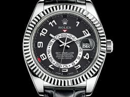ROLEX 勞力士 Sky-Dweller 326139 蠔式 天行者 沙羅裝置 年曆錶 兩地時區 18K白金材質 自動上鍊 42mm