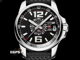 CHOPARD 蕭邦 Mille Miglia GT XL GMT&nbsp;兩地時間 168514-3001 不鏽鋼 賽車錶&nbsp;<font color="#FF0000">2025年保單</font>&nbsp;自動上鍊 44mm