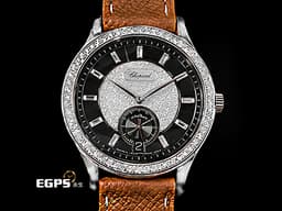 Chopard 蕭邦 L.U.C 1860 系列 17/1873/2 <font color="#050505">18K白金材質 </font><font color="#1dd4d7">原廠半天星鑽石面盤 方形梯鑽時標</font> 日內瓦印記&nbsp;<font color="#ff0000">全球限量 1860只</font> 自動上鍊 36mm