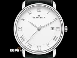 BLANCPAIN 寶珀 Villeret 系列 Ultraplate 超薄腕錶 6651 1127 55B 經典 大三針 不鏽鋼材質 <font color="#ff0000">100小時動能儲存</font><font color="#FF0000">&nbsp;2024年保單&nbsp;</font>自動上鍊 40mm