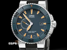 ORIS 豪利時 Aquis Maldives Limited Edition 01 643 7654 7185-Set RS<font color="#84C1FF">&nbsp;</font>鈦合金材質 <font color="#0582f5">藍色陶瓷錶圈</font>&nbsp;<font color="#ff0000">2026年保卡 台灣公司貨 馬爾地夫限量版 限量2000支</font>&nbsp;自動上鍊 43mm