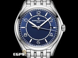 Vacheron Constantin 江詩丹頓 VC錶 Fiftysix 4600E/110A-B487 <font color="#164ae3">黛藍色面盤</font><font color="#0000ff"> </font>4600 E 不鏽鋼 大三針&nbsp;<font color="#FF0000">2023年保卡 </font> 自動上鏈 40mm