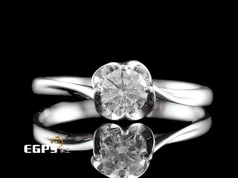 天然鑽石 GIA鑽石 0.30CT D/VS2 K金鑽戒 白K金 天然真鑽 女戒&nbsp; 造型鑽戒 鑽石戒指