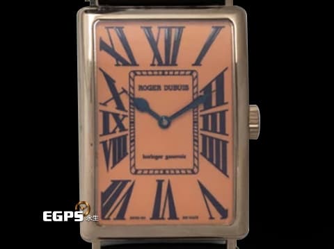 ROGER DUBUIS 羅杰杜彼 Horloger Genevois&nbsp;M34 57 5 11.7A10 18K玫瑰金材質 整支錶共重2.9兩 限量28支 自動上鏈約32*47mm