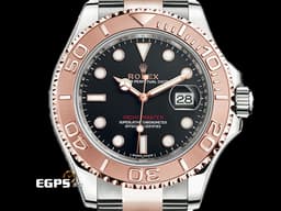 ROLEX 勞力士 Yacht-Master 40 遊艇名仕型 116621 <font color="#f59f7a">永恆玫瑰金 半金款</font><font color="#ffcaaa">&nbsp;</font>黑色面盤<font color="#ffcaaa">&nbsp;</font><font color="#FF0000">2017年保卡 </font> 自動上鍊 40mm