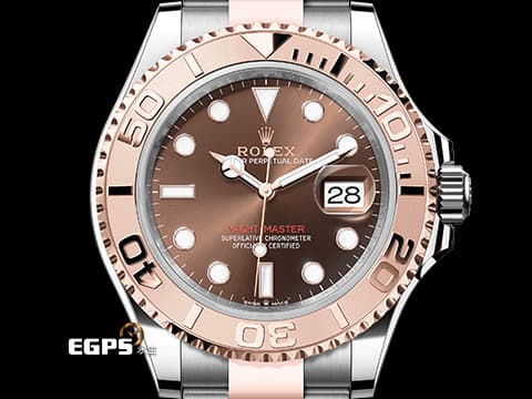 ROLEX 勞力士 Yacht-Master 40 蠔式 遊艇名仕型 126621&nbsp;巧克力色面盤&nbsp;永恆玫瑰金 半金款&nbsp;2021年保卡 自動上鍊 40mm