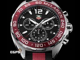 TAG HEUER 泰格豪雅 F1系列 Formula 1 CAZ1112.FC8188 不鏽鋼材質 <font color="#05f0f0">1985年McLaren賽車30週年紀念款 1/10秒計時功能</font>&nbsp;<font color="#ff0000">2026年保卡 限量5000支</font> 石英機芯 42mm