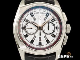 ROGER DUBUIS 羅杰杜彼 La Monegasque 玩家系列 RDDBMG0009 微型自動盤 86300 不鏽鋼材質 白色面盤 摺疊帶扣 計時碼錶 自動上鏈 <font color="#ff0000">2025年保卡 日內瓦印記</font>&nbsp;44mm