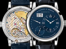 A.LANGE &amp; SOHNE 朗格 LANGE 1 DAYMATIC&nbsp; 320.028 <font color="#ff0000">完美風格朗格時計</font> 標誌性的設計細節著稱 高級鐘錶特色風格 <font color="#fafa01">18K白金材質  星期／大日曆／逆跳功能</font> 自動上鍊 39.5mm