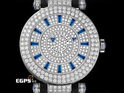 FRANCK MULLER  FM  法蘭穆勒 Double Mystery 神秘 DM42D2RCD 18K白金材質&nbsp;<font color="#05f0f0">原鑲滿天星鑽石面盤、雙排鑽圈、鑽耳、鑽扣</font><font color="#FF0000">&nbsp;新錶訂價：2,630,000元&nbsp;</font>自動上鍊 42mm