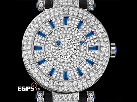 FRANCK MULLER  FM  法蘭穆勒 Double Mystery 神秘 DM42D2RCD 18K白金材質&nbsp;原鑲滿天星鑽石面盤、雙排鑽圈、鑽耳、鑽扣&nbsp;新錶訂價：2,630,000元&nbsp;自動上鍊 42mm