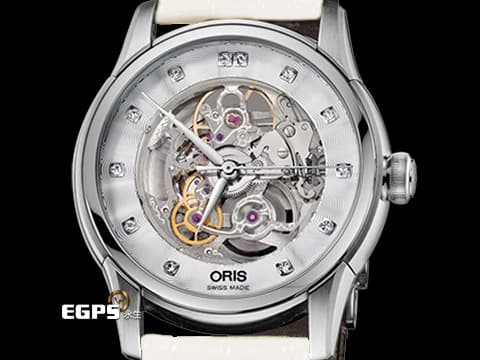 ORIS 豪利時 Artelier Skeleton 藝術家 7670 鏤空面盤 隱藏在錶面下機芯之美 原廠鑽石時標 0173476704019 不鏽鋼 大三針&nbsp;2025年保卡 自動上鍊 40.5mm