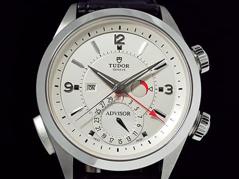 TUDOR帝舵 Heritage Advisor系列 M79620T-0011 鈦金屬&amp;不鏽鋼材質 ADVISOR歷史傳承 機械鬧鈴 特殊雙錶冠設計 帝舵初代玫瑰標記&nbsp;複雜功能&nbsp;台灣公司貨&nbsp;自動上鍊 42mm