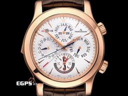 Jaeger-Le Coultre 積家 JLC Master Grande 超卓傳統大師 149.2.95 18K玫瑰金材質<font color="#fa00fa">&nbsp;萬年曆、年份、晝夜24小時顯示 響鈴功能</font>&nbsp;<font color="#ff0000">極致腕錶工藝 超級複雜功能 整只錶重約5.6兩</font>&nbsp;自動上鍊 43mm