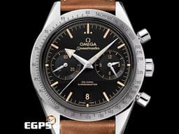 OMEGA 歐米茄 Speedmaster '57 Chronograph 超霸 57 速霸 計時碼表 33112425101002&nbsp;<font color="#c07c07">經典闊箭指針、復古色刻度、夜光指針時標</font>&nbsp;不鏽鋼 同軸擒縱 <font color="#FF0000">2022年保單</font>&nbsp;自動上鏈 41.5mm