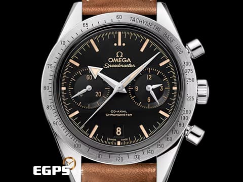 OMEGA 歐米茄 Speedmaster '57 Chronograph 超霸 57 速霸 計時碼表 33112425101002&nbsp;經典闊箭指針、復古色刻度、夜光指針時標&nbsp;不鏽鋼 同軸擒縱 2022年保單&nbsp;自動上鏈 41.5mm