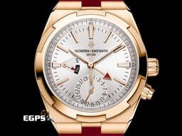 Vacheron Constantin 江詩丹頓 VC錶 Overseas Dual Time 縱橫四海 7920V/000R-B336 <font color="#156ec1">藍色面盤 日內瓦印記機芯</font><font color="#00BBFF">&nbsp;</font>兩地時間 日夜顯示 <font color="#ff0000">易拆卸替換錶帶裝置 2024年保單</font> 自動上鍊 41mm