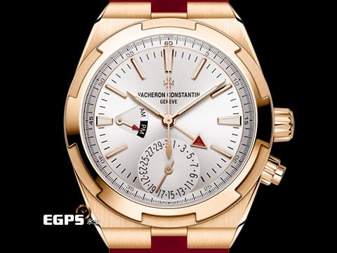 Vacheron Constantin 江詩丹頓 VC錶 Overseas Dual Time 縱橫四海 7920V/000R-B336 藍色面盤 日內瓦印記機芯&nbsp;兩地時間 日夜顯示 易拆卸替換錶帶裝置 2024年保單 自動上鍊 41mm