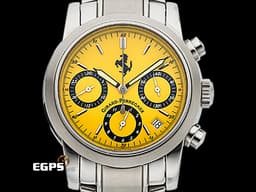 Girard-Perregaux 芝柏 GP Pour Ferrari 8020 不鏽鋼材質 <font color="#fafa01">法拉利LOGO黃色面盤</font>&nbsp;<font color="#FF0000">&nbsp;</font>自動上鍊 38mm
