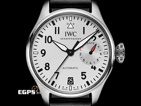 IWC 萬國 Big Pilot`s 7 Days 大飛行員 七日鏈 IW501014 不鏽鋼材質 「萬惡之城-拉斯維加斯」特別版 宛如賭徒輪盤般的綠紅黑日期窗&nbsp;2021年保卡 限量發行250枚 自動上鏈 46mm