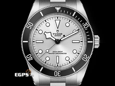 TUDOR 帝舵 Heritage Black Bay 碧灣 7943A1A0NU-0002 新款黑水鬼 雪花針 不鏽鋼材質 銀白色面盤&nbsp;自製機芯搭配最新快速調節「T-fit」折疊扣 2025年保單 潛水錶 自動上鍊 43mm