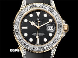 ROLEX 勞力士 Yacht-Master <font color="#fafa01">VIP隱藏款</font>&nbsp; &nbsp;<font color="#fafa01">滿鑽錶殼</font>&nbsp;<font color="#fafa01">產量稀少 一錶難求</font> 18K黃金錶殼 鑲嵌 遊艇名仕型 226668 TBR&nbsp;&nbsp;<font color="#FF0000">VIP 特殊 隱藏款 霸氣十足 2025年7月保卡</font>&nbsp;自動上鍊 42mm