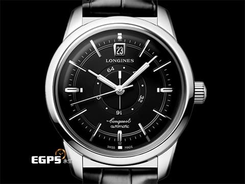 LONGINES 浪琴 Conquest Heritage 康卡斯 征服者 Central Power Reserve 經典復刻系列 L16484522 中央動力顯示 不鏽鋼&nbsp;大三針&nbsp;2024年台灣公司貨&nbsp;自動上鍊 38mm
