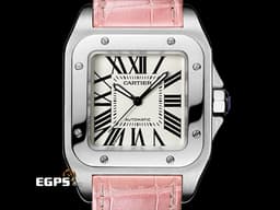 CARTIER 卡地亞 Santos 100 山度士 W20126X8 中型 不鏽鋼材質 <font color="#ff0000">台灣公司貨</font> 自動上鏈 44.2 x 35.6mm