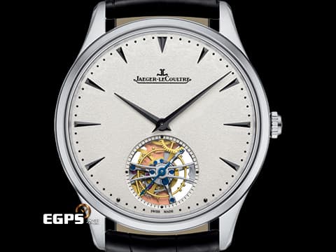 Jaeger-Le Coultre 積家 JLC Master Ultra Thin Tourbillion 大師系列 Q1323420 超薄 陀飛輪 18K白金材質 太子妃指針 2022年保卡 台灣公司貨 新錶參考訂價：2,320,000元 自動上鍊 40mm