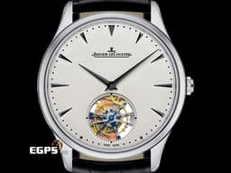 Jaeger-Le Coultre 積家 JLC Master Ultra Thin Tourbillion 大師系列 Q1323420 <font color="#ffff00">超薄 陀飛輪 18K白金材質 太子妃指針</font> <font color="#FF0000">2022年保卡 台灣公司貨 新錶參考訂價：2,320,000元</font> 自動上鍊 40mm