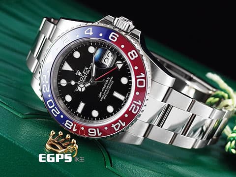 ROLEX 勞力士 GMT-MASTER II 格林威治型 116719BLRO 116719 18K白金材質 百事 白K金款 滿滿份量的手感 可樂陶瓷錶圈 份量&amp;沉穩&amp;低調 絕版錶款  自動上鍊 40mm